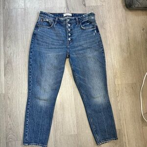 Abercrombie & Fitch High Rise Blue Jeans